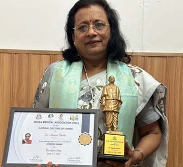 डॉ.मीनाक्षी शारदा आईएमए द्वारा ‘नेशनल एकेडमिक अवार्ड’ से सम्मानित