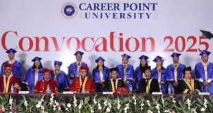 कॅरियर पॉइंट यूनिवर्सिटी के दीक्षांत समारोह में 800 स्टूडेंटस को मिली उपाधियां