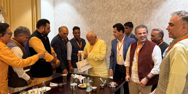 उद्यमी संवाद में सरसंघचालक श्री मोहन भागवत से मिले एलन निदेशक